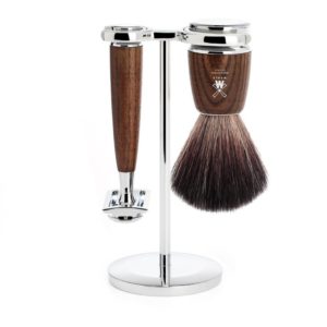 Scheerset Safety Razor Mühle Rytmo Essenhout
