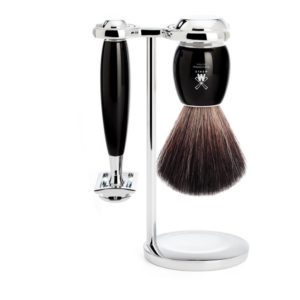 Scheerset Safety Razor Mühle Vivo Zwart