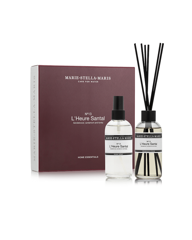 L’Heure Santal Homeset sticks + roomspray 100 ml