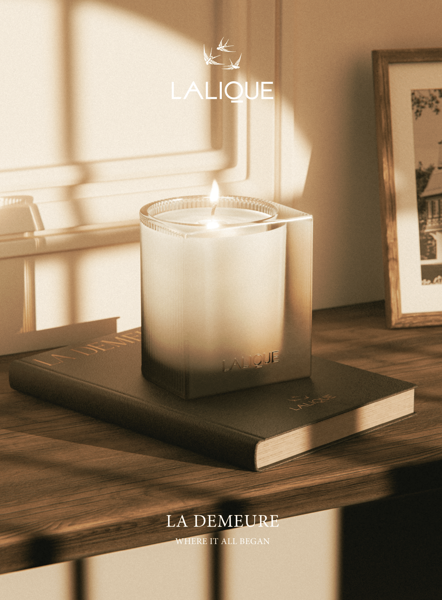 Lalique Bougie La Demeure 220 gr.