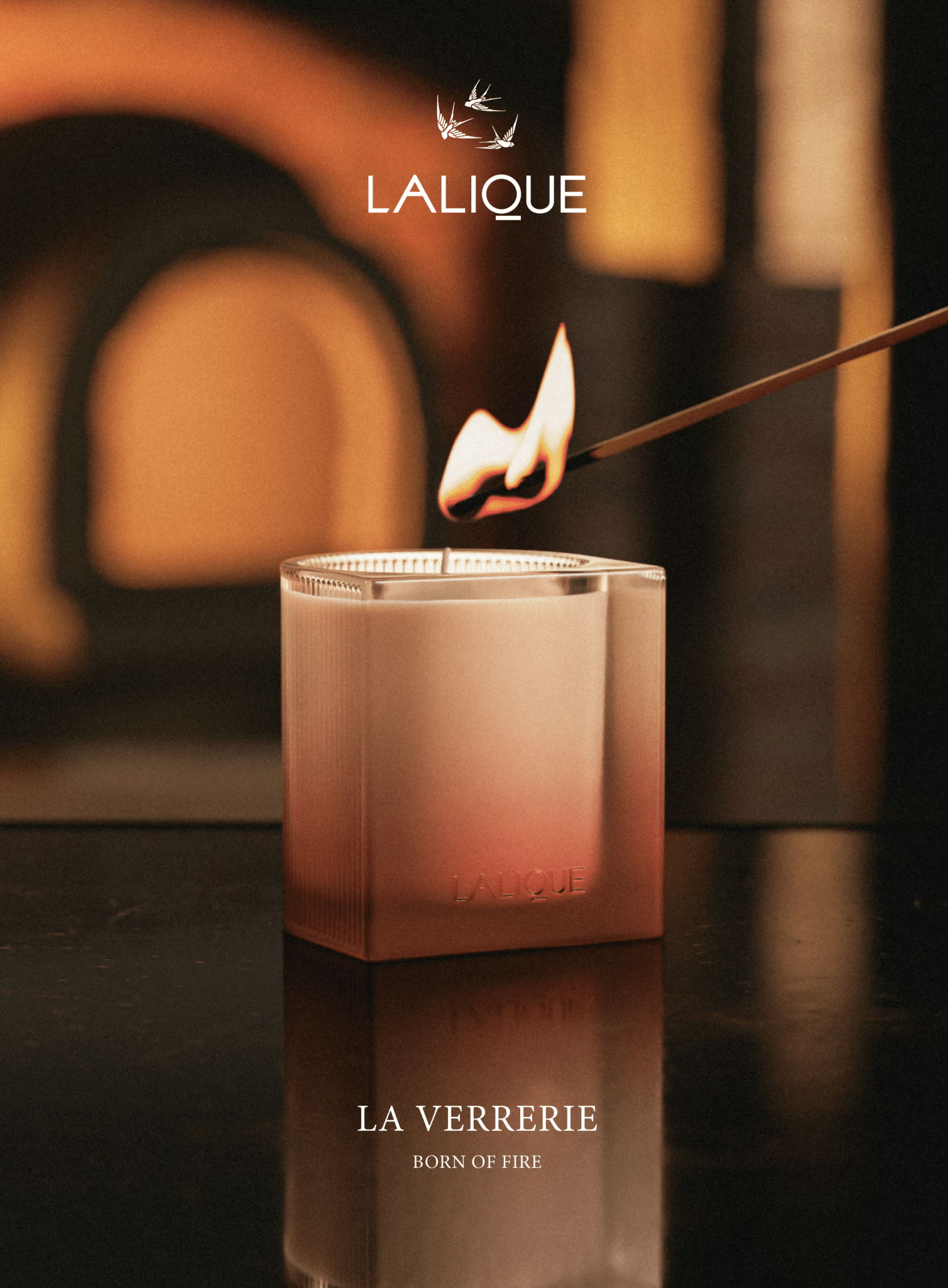 Lalique Bougie La Verrerie 220 gr.